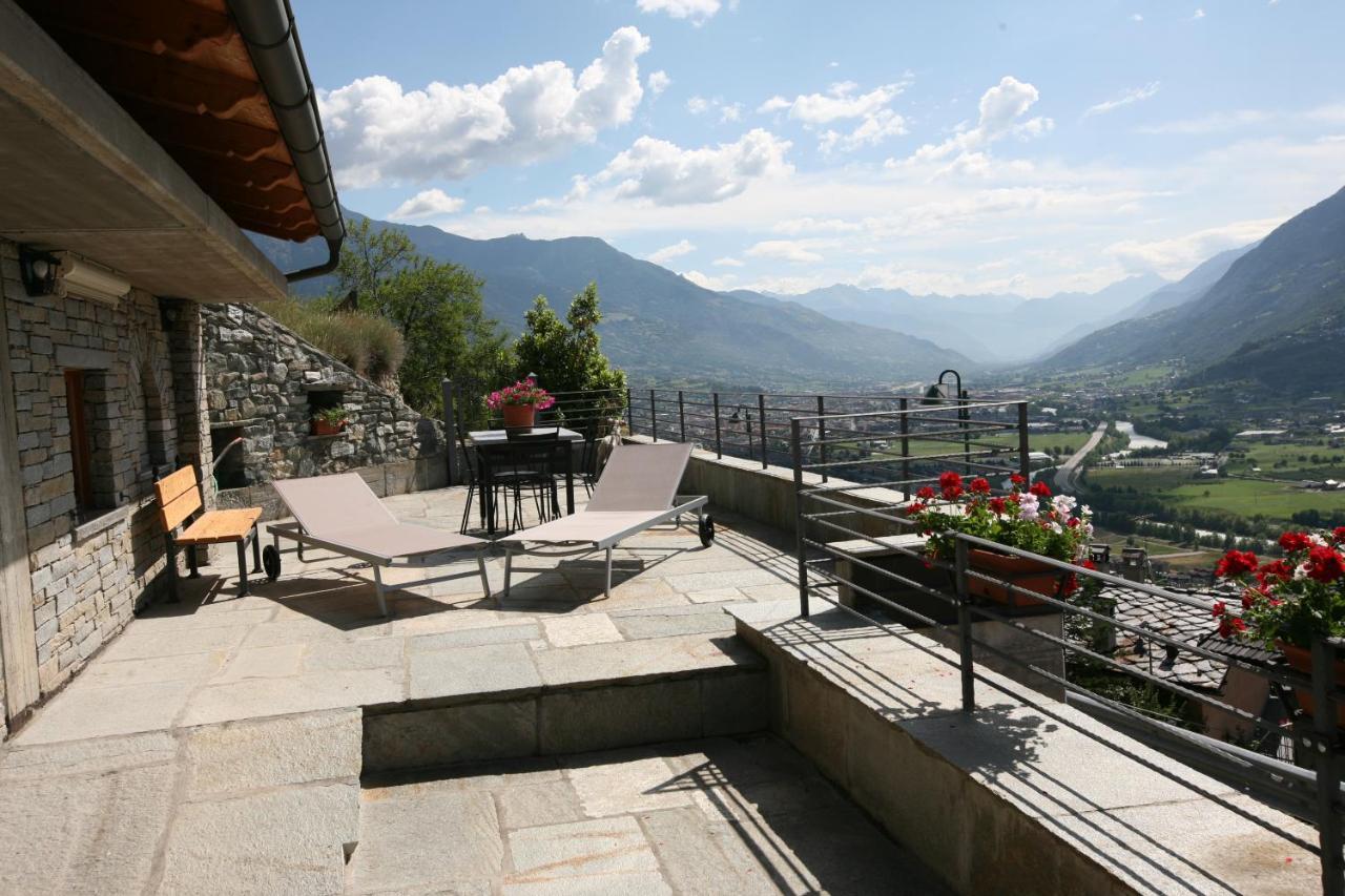 Ferienwohnung Bellevue Aosta Exterior foto